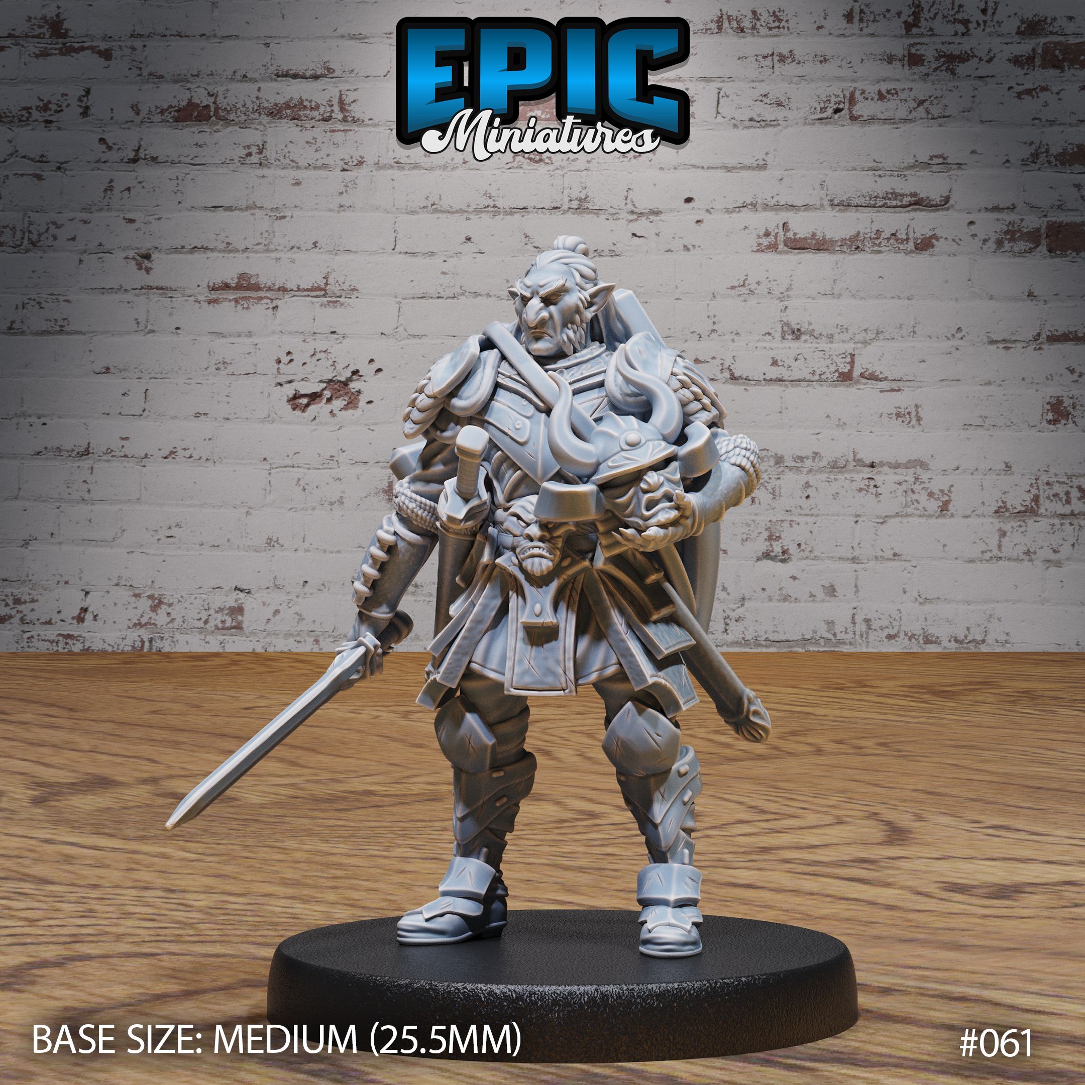 Hobgoblin Adventurer Warrior / Giant Goblinoid Creature / Evil Goblin Tribe / Ogre Warrior / Orc Army Soldier / Siege Servant / Forest Fighter / Woodland Encounter